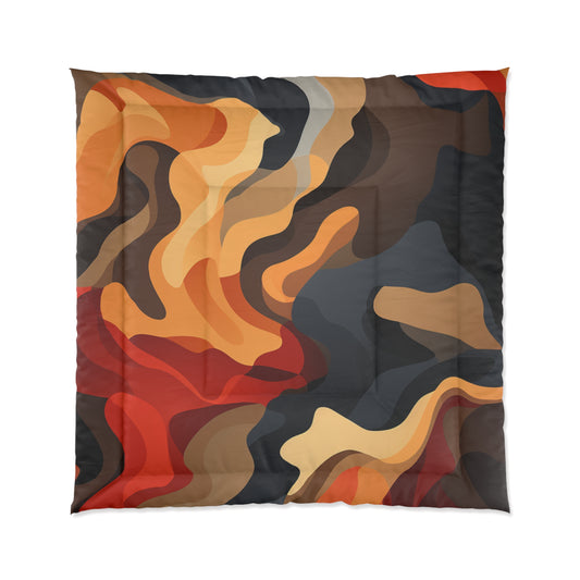 Lava Wave Comforter