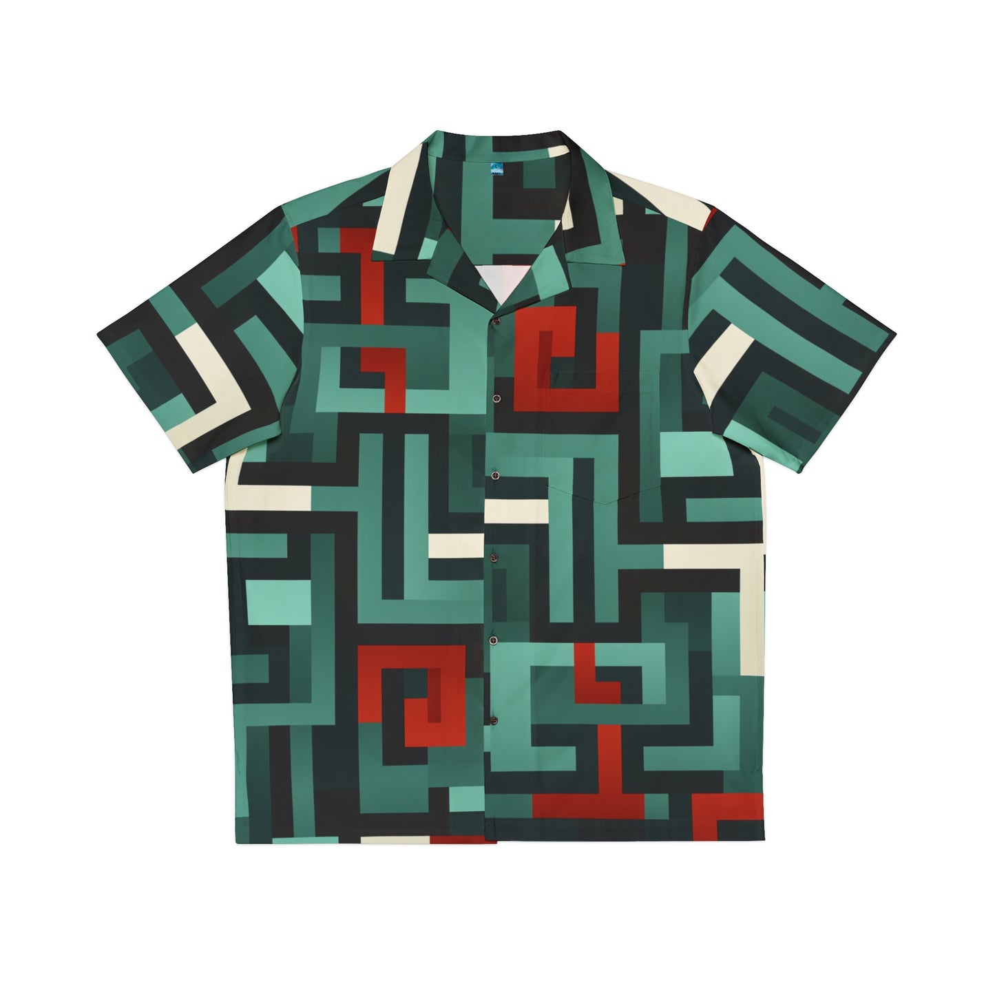 Retro Maze Hawaiian Shirt