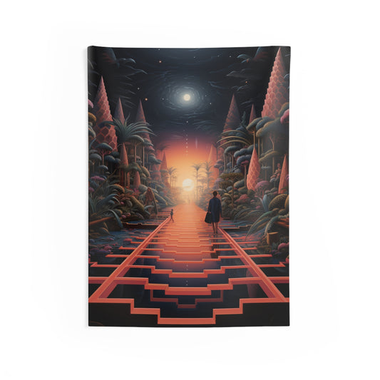 Mystical Sunset Tapestry