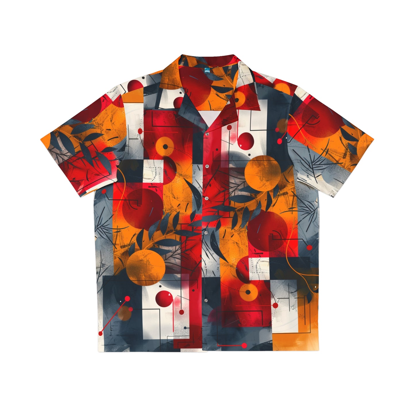 Crimson Burst Hawaiian Shirt