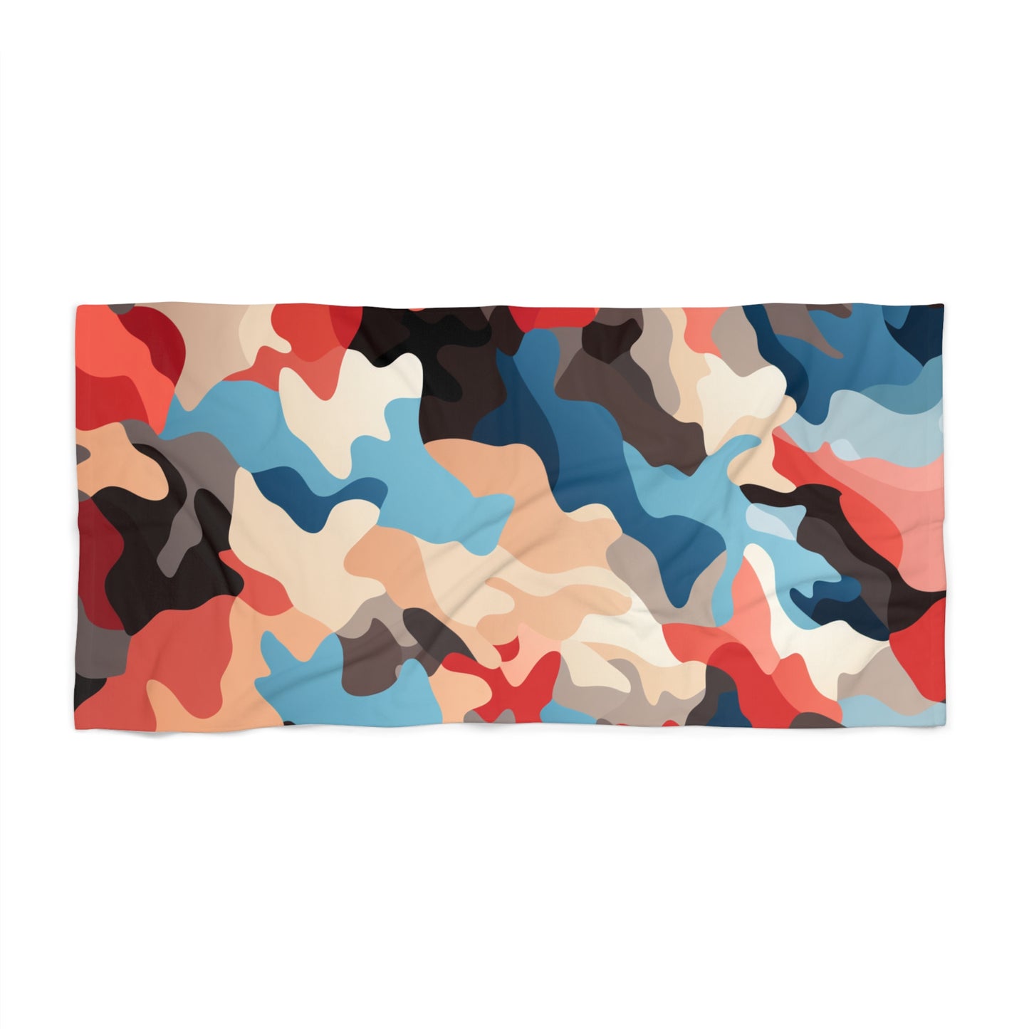 Seaside Camo Beach Towel