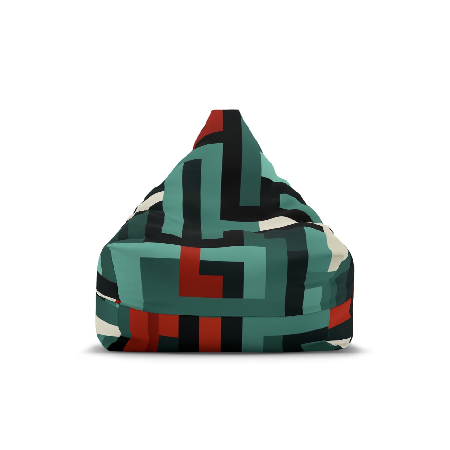 Retro Maze Bean Bag Chair Cover