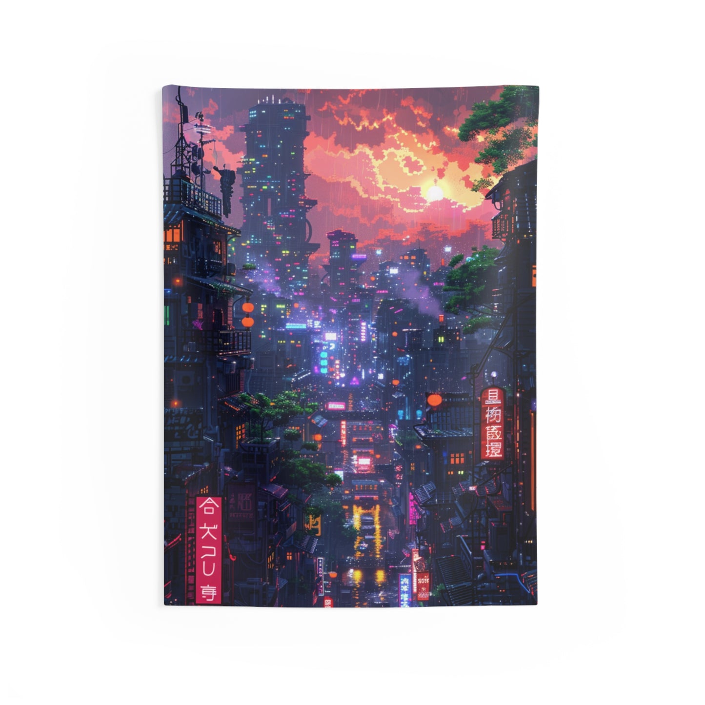 Pandemonium Rain Tapestry