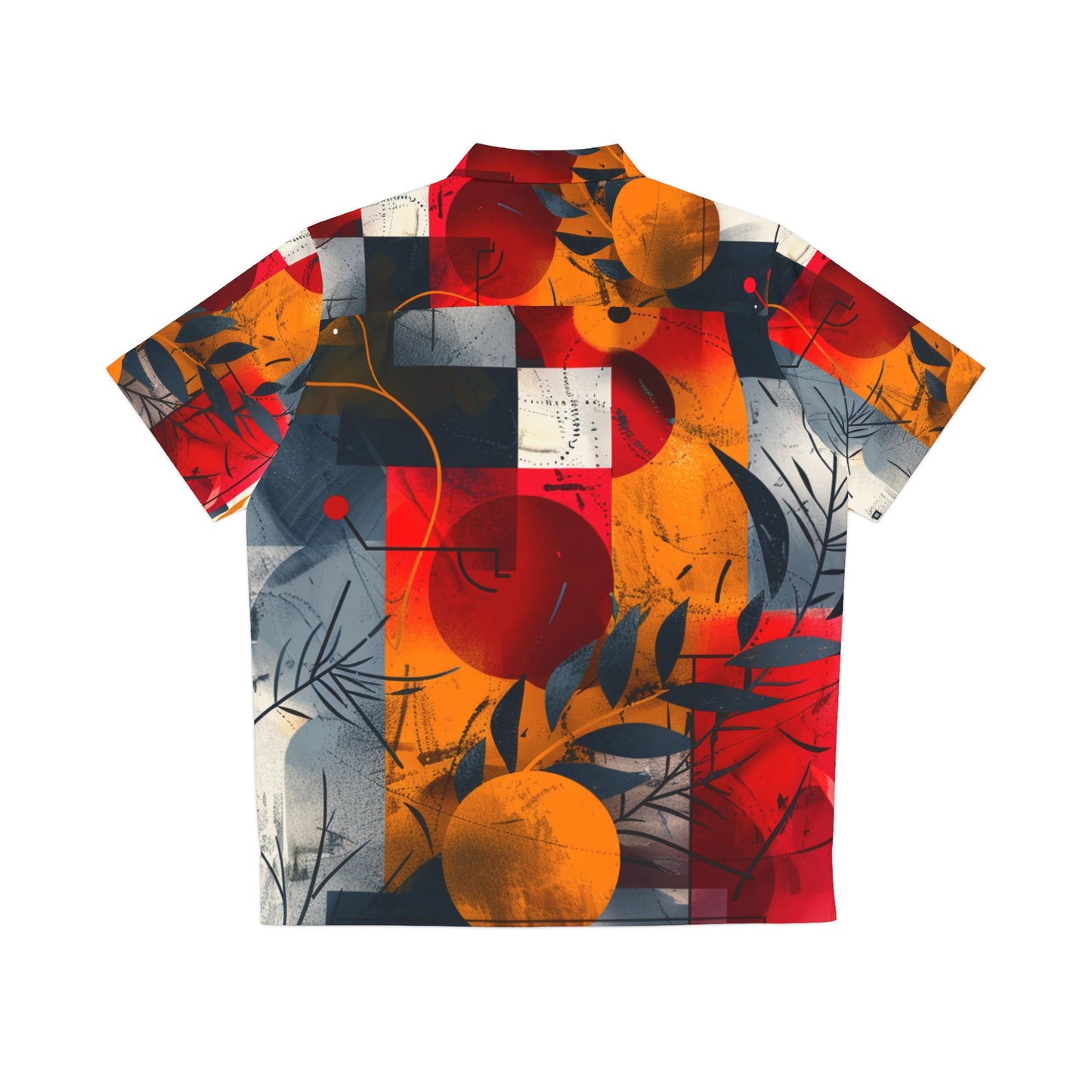 Crimson Burst Hawaiian Shirt