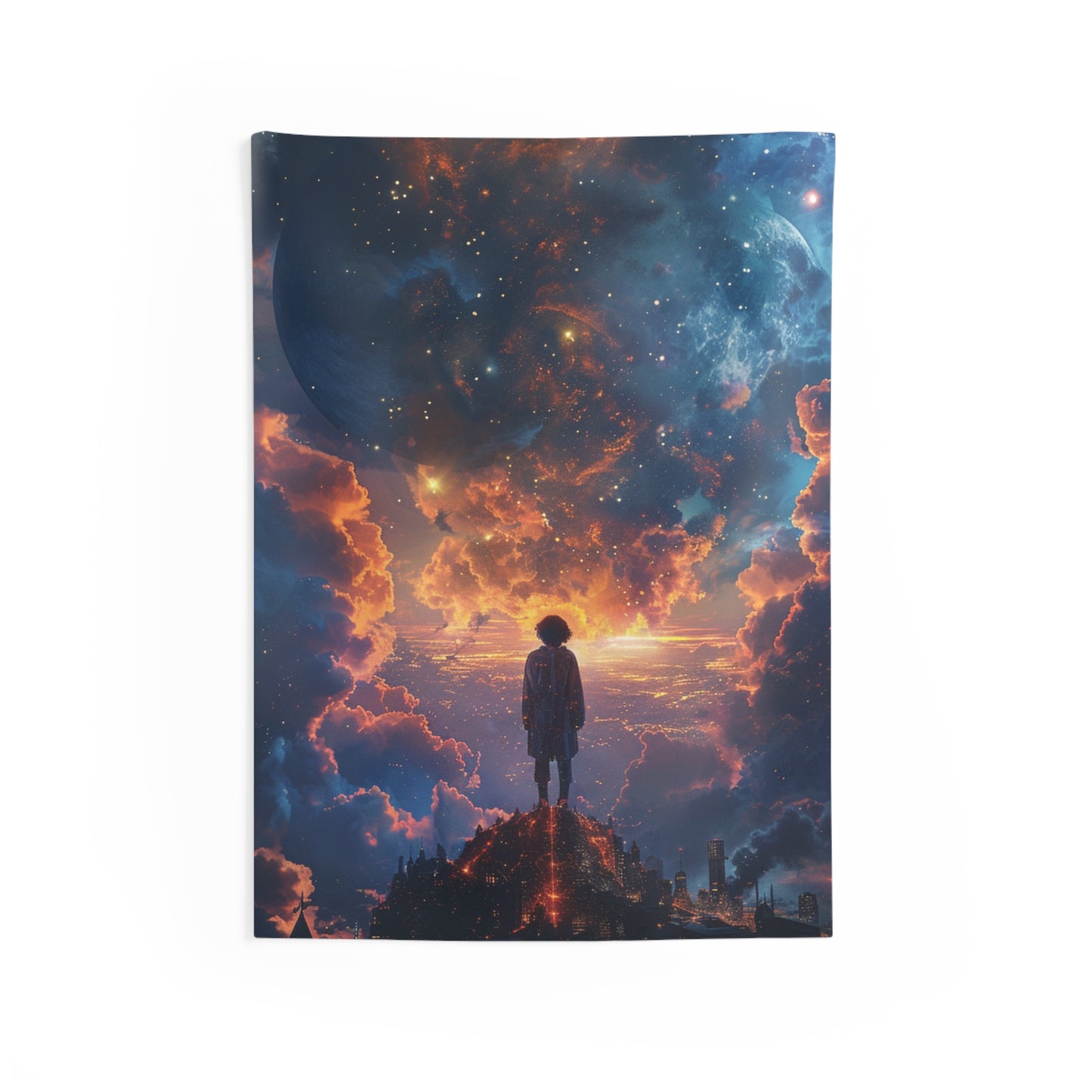 Celestial Dreamscape Tapestry